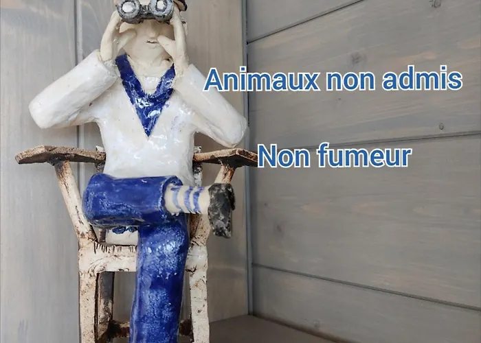Au repos des baigneurs, appartement rez-de-chaussée, WIFI